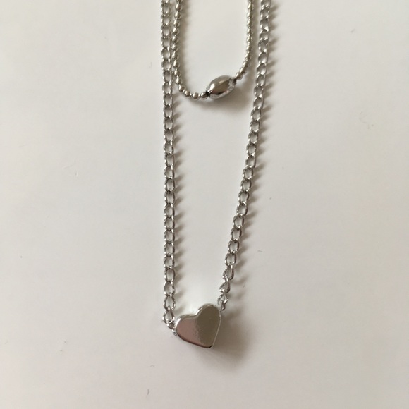 3 for $25 * 🛍 Two Layer Heart Necklace - Picture 3 of 4